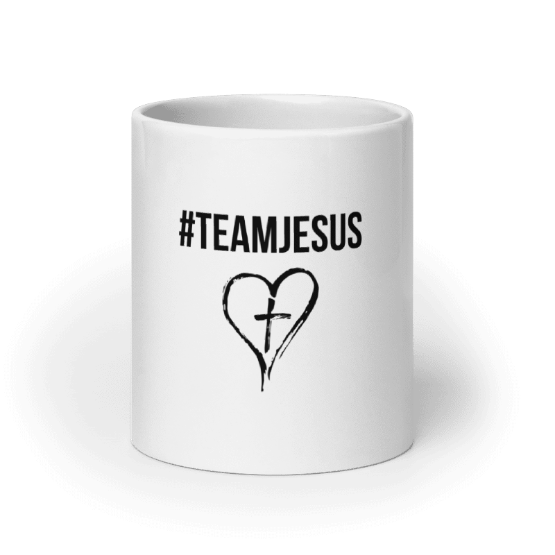 #teamJesus™ Heart & Cross Mug