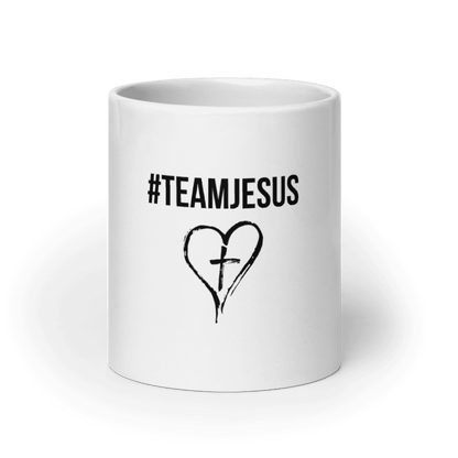 #teamJesus™ Heart & Cross Mug